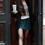 Olivia Rodrigo in a Black Coat Was Seen Out in New York 04/07/2024