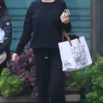 Sandra Lee in a Black Sweatshirt Was Seen Shopping in Malibu 04/22/2024