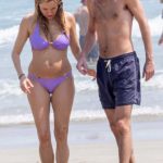 Sienna Miller in a Purple Bikini Was Seen Out with Oli Green on the Beach in Costa Rica 04/17/2024