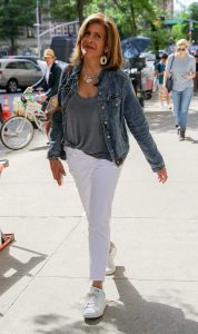 Hoda Kotb in a White Jeans