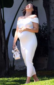 Jenna Dewan in a White Dress