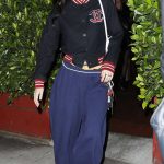 Jennie Kim in a Blue Sweatpants Leaves Italian Restaurant Giorgio Baldi in Los Angeles 05/28/2024