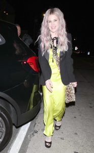 Kelly Osbourne in a Nean Green Dress