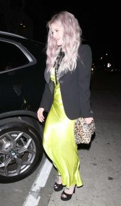 Kelly Osbourne in a Nean Green Dress