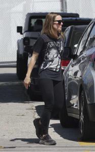 Kristen Bell in a Black Tee