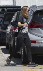 Kristen Bell in a Black Tee