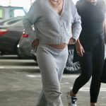 Lala Kent in a Grey Ensemble Showing off Her Baby Bump in West Hollywood 05/26/2024