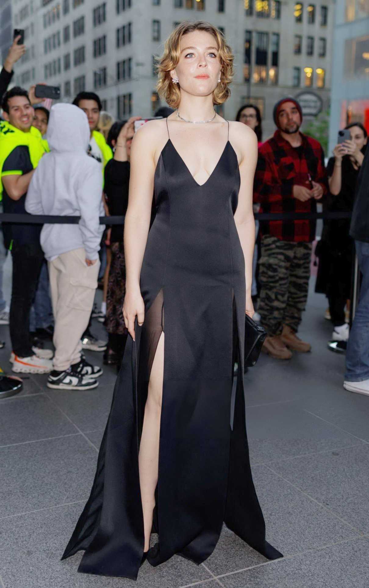 Maggie Rogers in a Black Dress