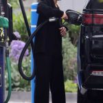 Nicole Richie in a Black Outfit Was Seen at a Gas Station in Santa Barbara 05/22/2024