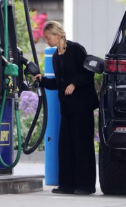 Nicole Richie in a Black Outfit