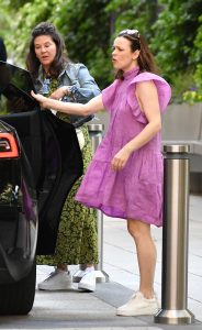 Rachel McAdams in a Purple Dress