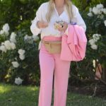 Teddi Mellencamp in a Pink Pants Was Seen Out in Los Angeles 05/11/2024