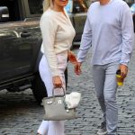 Yolanda Hadid in a White Pants Was Seen Out with Joseph Jingoli in New York 05/03/2024