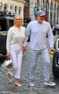 Yolanda Hadid in a White Pants