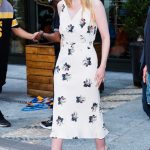 Dakota Fanning in a White Floral Dress Was Seen Out in SoHo in New York City 06/03/2024