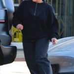 Hilary Duff in a Black Sweatshirt Was Seen Out in Los Angeles 06/25/2024