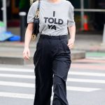 Jennifer Lawrence in a Grey Tee Was Seen Out in New York 06/06/2024