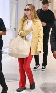 Jennifer Lawrence in a Red Pants