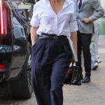 Jennifer Lopez in a White Blouse Was Seen Out in Beverly Hills 06/29/2024