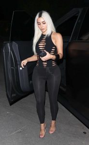 Kim Kardashian in a Black Top