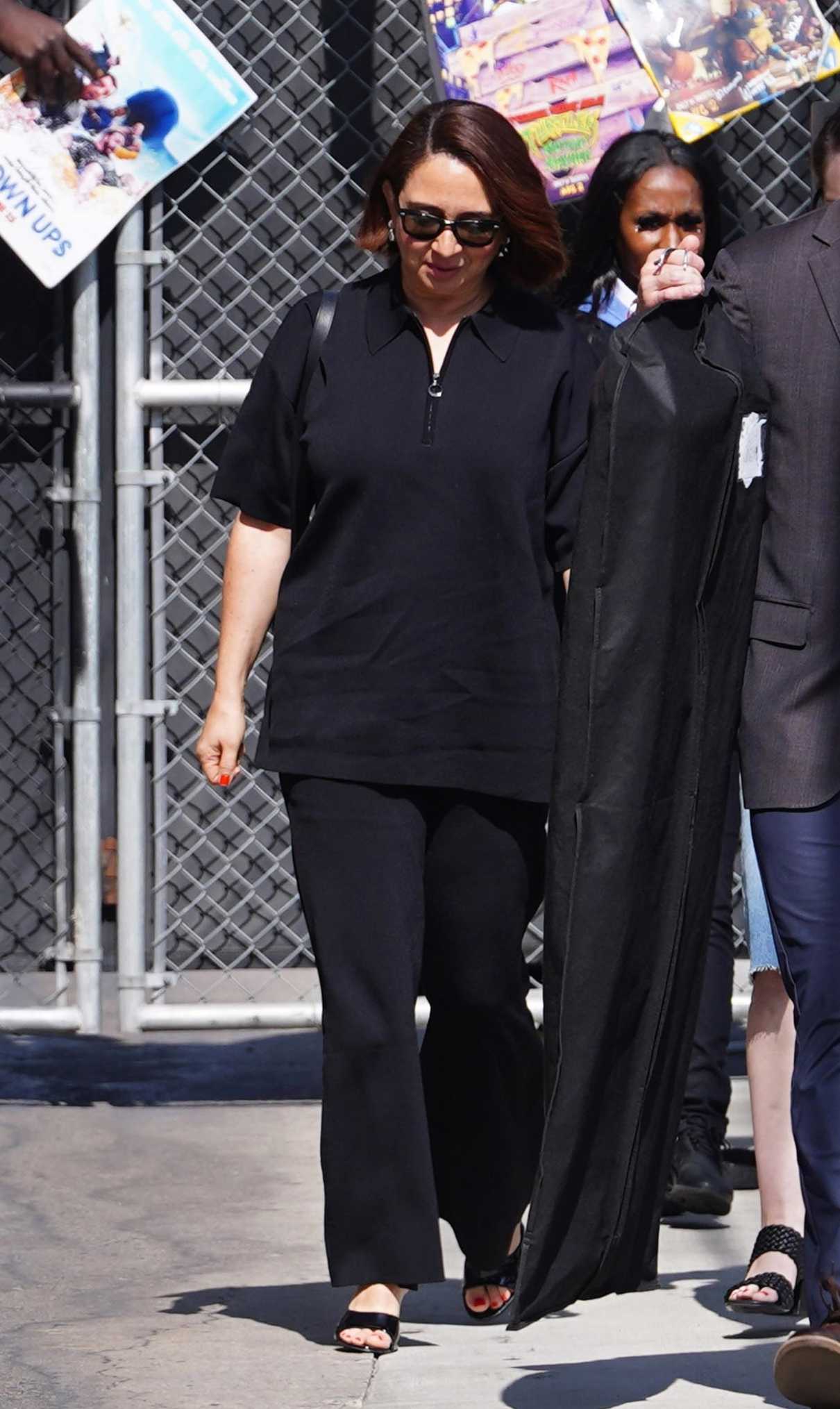 Maya Rudolph in a Black Outfit