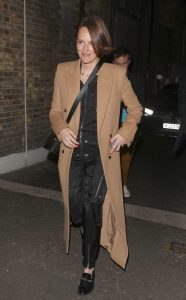 Phoebe Waller-Bridge in a Caramel Coloured Coat