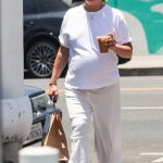 Ashley Tisdale in a White Tee Grabs Some Lunch to Go in Los Feliz 07/07/2024