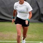 Emma Raducanu During a Practice Session During Wimbledon 2024 in London 07/07/2024