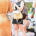 Emma Roberts in a Black Mini Dress Was Seen Out with a Friend in the Hamptons in New York 07/06/2024