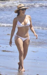 Eva Longoria in a White Bikini