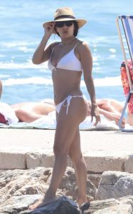 Eva Longoria in a White Bikini