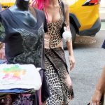 Halsey in an Animal Print Ensemble Was Seen Out in New York 07/10/2024