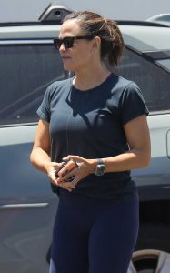 Jennifer Garner in a Black Tee