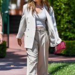 Jessica Alba in a White Sneakers Leaves the Beverly Hills Hotel in Beverly Hills 07/10/2024