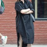 Julianne Moore in a Black Cap Steps Out for a Stroll in New York 07/15/2024