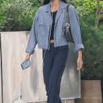 Kaia Gerber in a Black Cap Was Seen Out in New York 07/13/2024