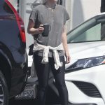 Kate Mara in a Grey Tee Leaves Pilates Class in Los Feliz 07/05/2024