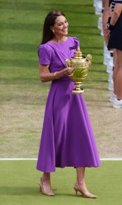 Kate Middleton in a Purple Dress