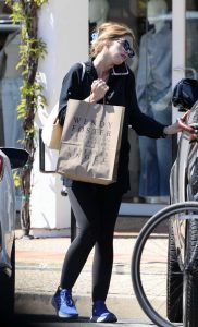 Katherine Schwarzenegger in a Black Leggings