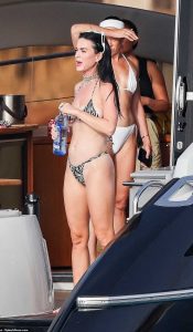 Katy Perry in a Zebra Print Bikini