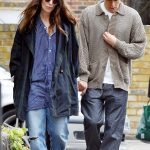 Keira Knightley in a Blue Ripped Jeans Was Seen Out with Her Husband James Righton During a Romantic Stroll in London 07/03/2024