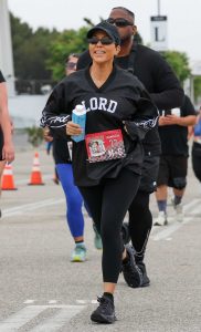 Kourtney Kardashian in a Black Cap