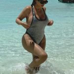 Larsa Pippen in a Swimsuit while Vacationing on the Beach in Turks and Caicos 06/30/2024