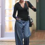 Melanie Griffith in a Black Flip-Flops Heads to a Spa in Los Angeles 06/28/2024