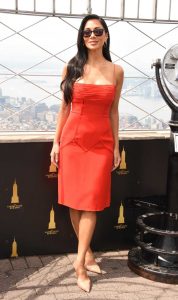 Nicole Scherzinger in a Red Dress