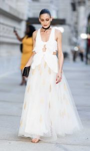 Olivia Palermo in a White Dress