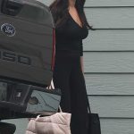 Selena Gomez in a Black Outfit Leaves a Beach House in Malibu 07/13/2024