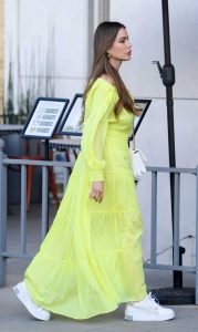 Sofia Vergara in a Yellow Dress