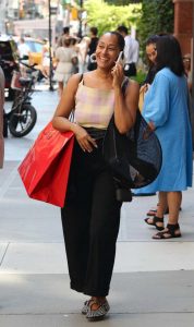 Tracee Ellis Ross in a Black Pants