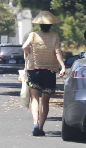 Alia Shawkat in a Black Shorts